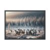 93854-280.jpg Reindeer in a Snowy Landscape Framed Poster