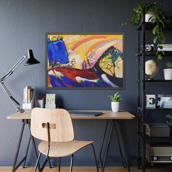93854-30.jpg Painting with Troika by Wassily Kandinsky Poster