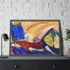 93854-31.jpg Painting with Troika by Wassily Kandinsky Poster