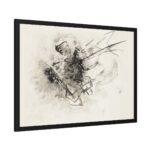 Untitled (1916) by Wassily Kandinsky Framed Poster - Image 2
