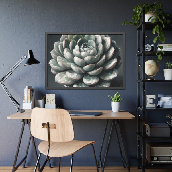 93854-54.jpg Boho Succulent Plant Framed Poster