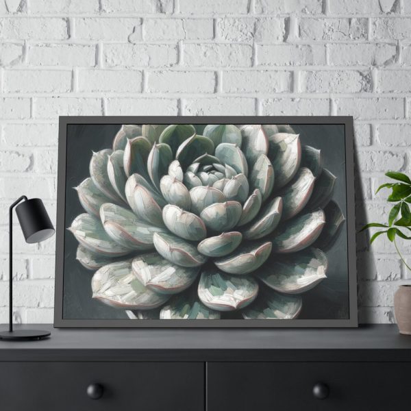 93854-55.jpg Boho Succulent Plant Framed Poster