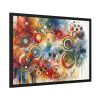 93854-69.jpg Boho Vibrant and Colorful Composition Framed Poster