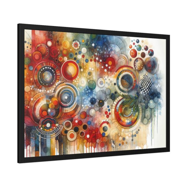 93854-69.jpg Boho Vibrant and Colorful Composition Framed Poster