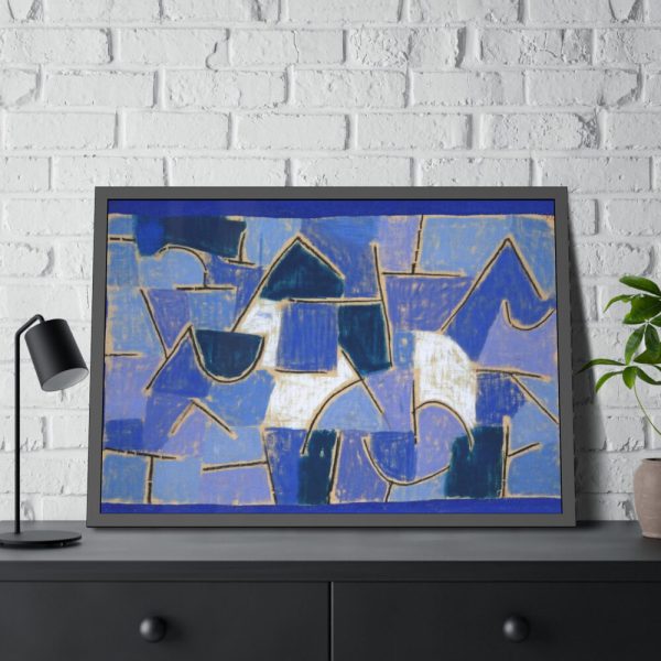 93854-7.jpg Blue Night (1937) by Paul Klee Framed Poster