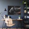 93854-74.jpg Black Spanish Horse Framed Poster