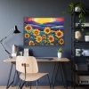 Whimsical Sunflower Field Art Framed Poster