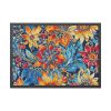 Batik Flowers Pattern Framed Poster