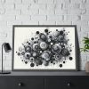 93854-95.jpg Boho Black and White Framed Poster