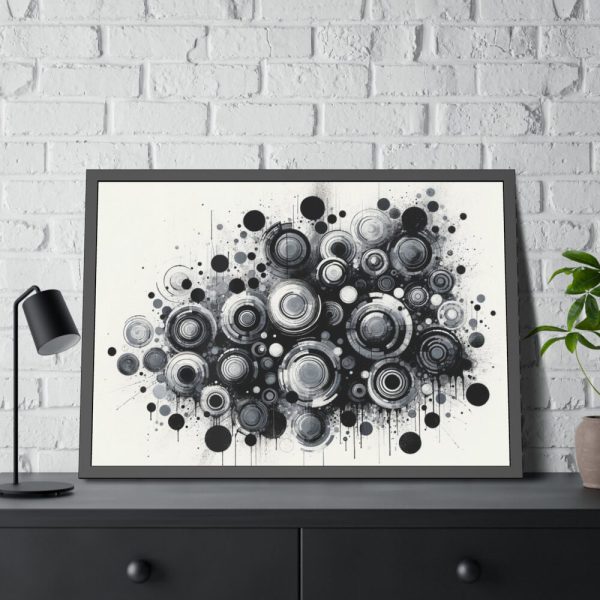 93854-95.jpg Boho Black and White Framed Poster