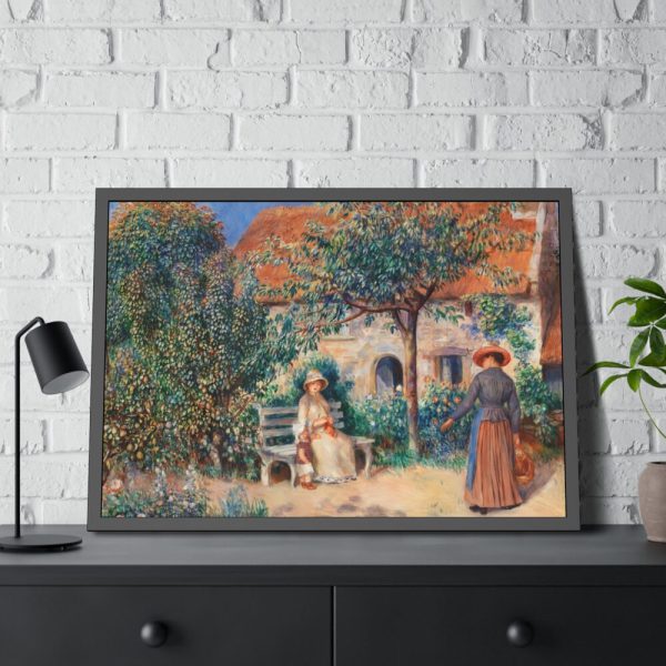 In Brittany by Pierre-Auguste Renoir Framed Poster