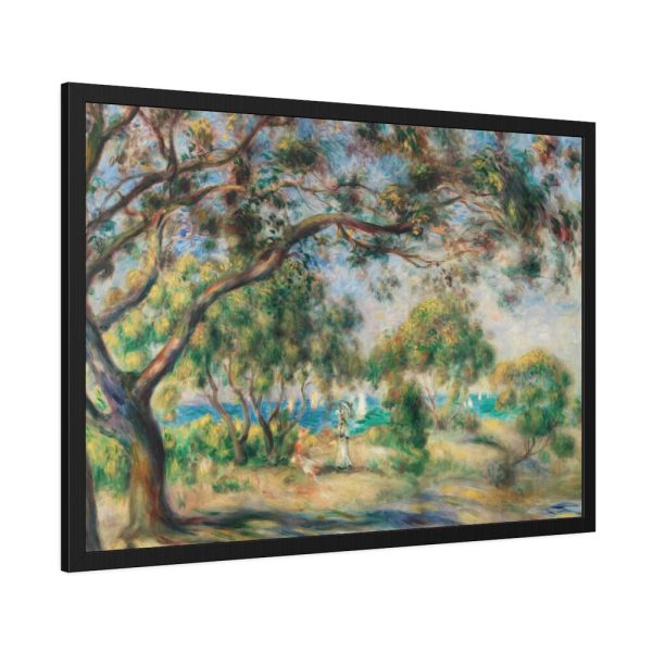 Bois de la Chaise by Pierre-Auguste Renoir Framed Poster
