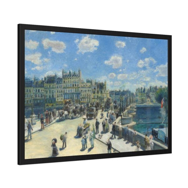 93855-132.jpg Pierre-Auguste Renoir's Pont Neuf, Paris Framed Poster