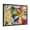 93855-17.jpg Painting with Green Center by Wassily Kandinsky Framed Poster