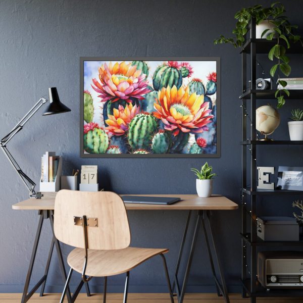 Cacti Cactus Art Framed Poster