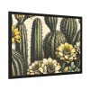 93855-188.jpg Vintage-Style Illustration of Cacti With Yellow Flowers Framed Poster