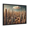 93855-196.jpg Forest of Tall Cactus Plants Framed Poster