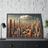 93855-198.jpg Forest of Tall Cactus Plants Framed Poster