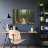 Walkway Meandering Through a Forest of Organ Pipe Cactus Framed Poster