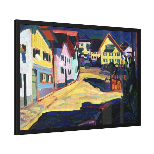 93855-21.jpg Murnau, Burggrabenstrasse 1 (1908) by Wassily Kandinsky Framed Poster