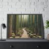 Walkway Meandering Through a Forest of Organ Pipe Cactus Framed Poster