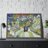 93855-222.jpg Vincent van Gogh's Stairway at Auvers Framed Poster