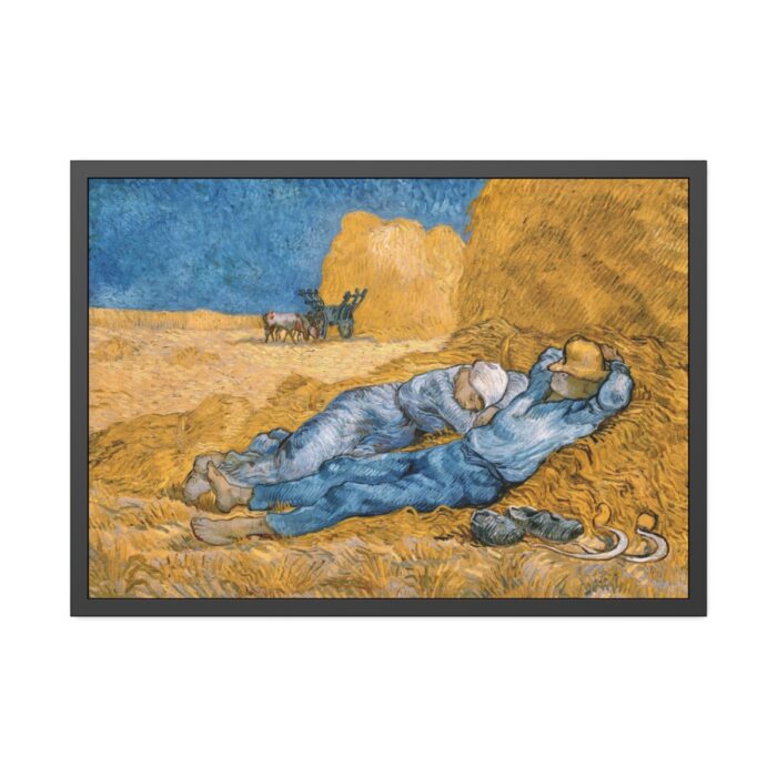 Vincent van Gogh's The Siesta Framed Poster - Image 5