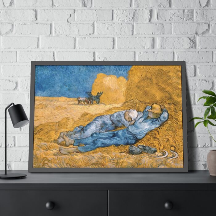 Vincent van Gogh's The Siesta Framed Poster - Image 8