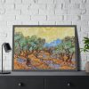 Vincent van Gogh's Olive Trees Framed Poster