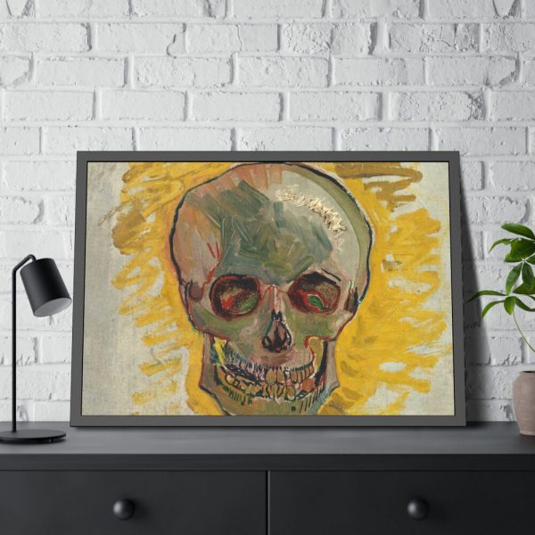Van Gogh's Skull Framed Poster