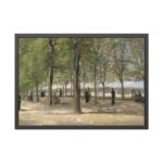 Vincent van Gogh's Terrace in the Luxembourg Gardens Framed Poster - Image 5