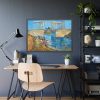 93855-249.jpg Vincent van Gogh's The Langlois Bridge at Arles with Women Washing Framed Poster