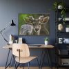 93855-257.jpg Deer With Small Horns Framed Poster