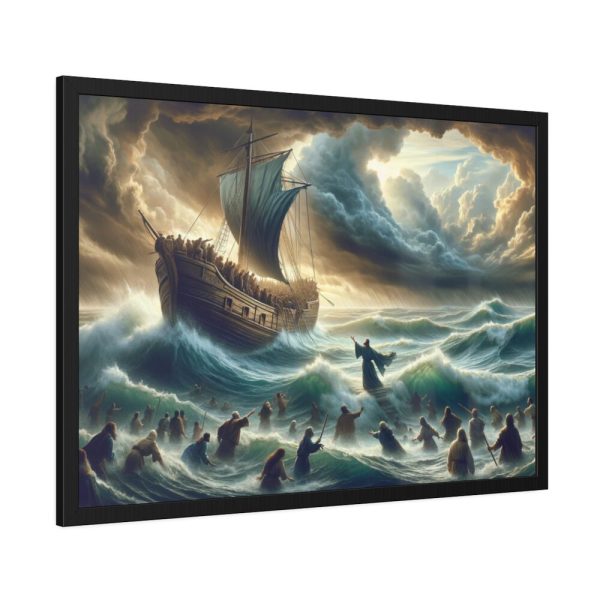 93855-316.jpg Historical Dramatic Sea Scene Framed Poster