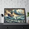 93855-318.jpg Historical Dramatic Sea Scene Framed Poster