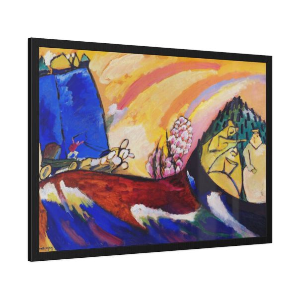93855-33.jpg Painting with Troika by Wassily Kandinsky Framed Poster