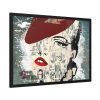 93855-41.jpg Fashionable Vintage Woman Framed Poster