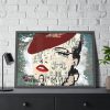 93855-43.jpg Fashionable Vintage Woman Framed Poster