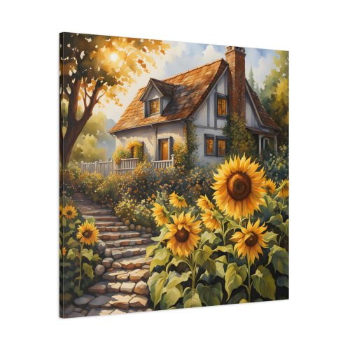 Sunflower Cottage Standard Canvas