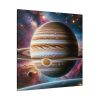 Majestic Gas Giant With Intricate Rings Standard Canvas