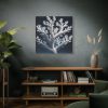 101419-4.jpg Coral Against a Dark Blue Background Standard Canvas