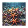 101419-46.jpg Assortment Of Colorful Starfish Standard Canvas