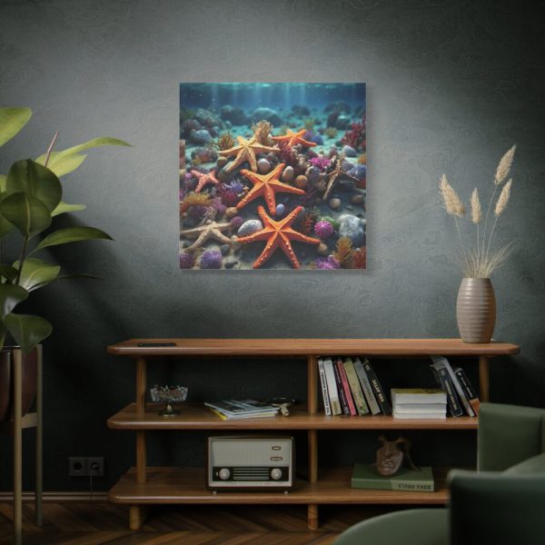 101419-49.jpg Assortment Of Colorful Starfish Standard Canvas