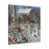 Winter Snow Whimsical Landscape Art Standard Canvas