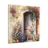 101419-55.jpg Watercolor Floral Front Door Bike Standard Canvas