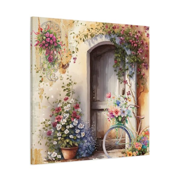 101419-55.jpg Watercolor Floral Front Door Bike Standard Canvas