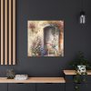 101419-58.jpg Watercolor Floral Front Door Bike Standard Canvas