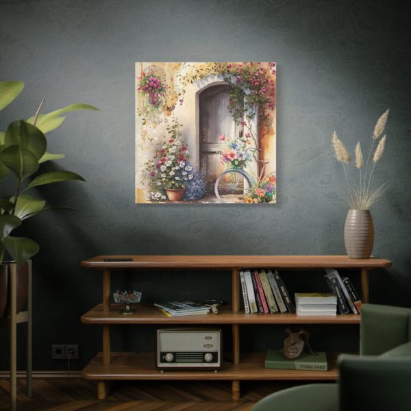 101419-59.jpg Watercolor Floral Front Door Bike Standard Canvas