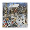 Winter Snow Whimsical Landscape Art Standard Canvas