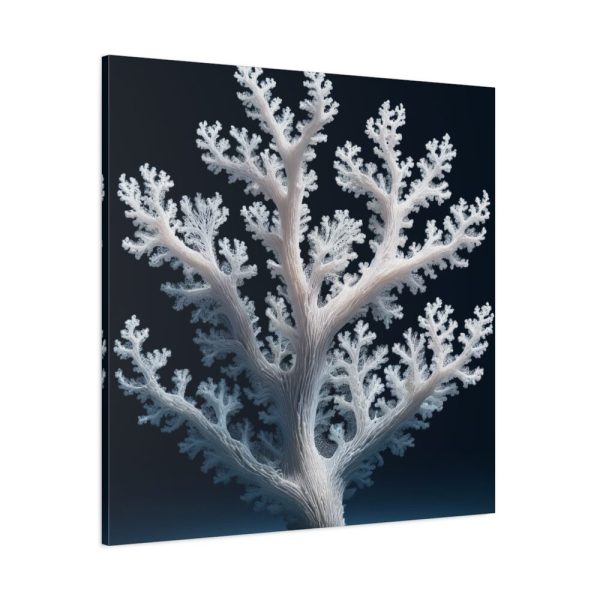 101419.jpg Coral Against a Dark Blue Background Standard Canvas